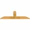 Ekena Millwork Portland Rough Sawn Timber Gable Bracket, Western Red Cedar, 60"W x 22"H x 2"D x 6"F, 9/12 Pitch GBW060X22X0206POR00RWR - alternate 5